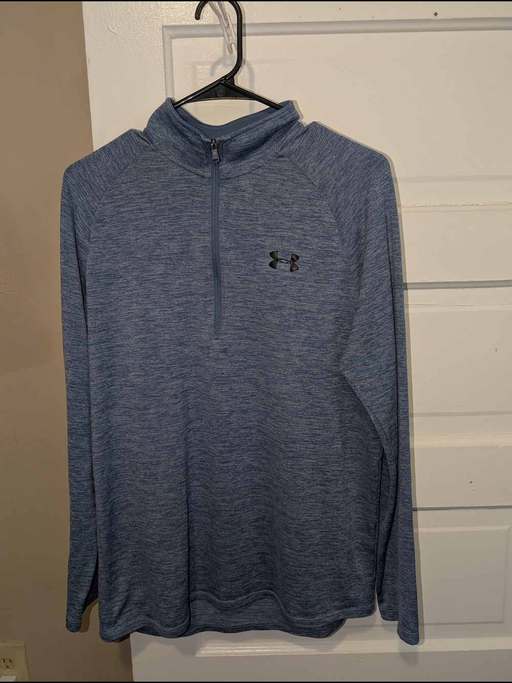 Under Armour Heathered Blue 1/4 Zip Pullover
